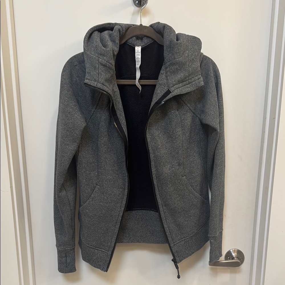 Lululemon Athletica Gray Classic Full Zip Hoodie Jacket